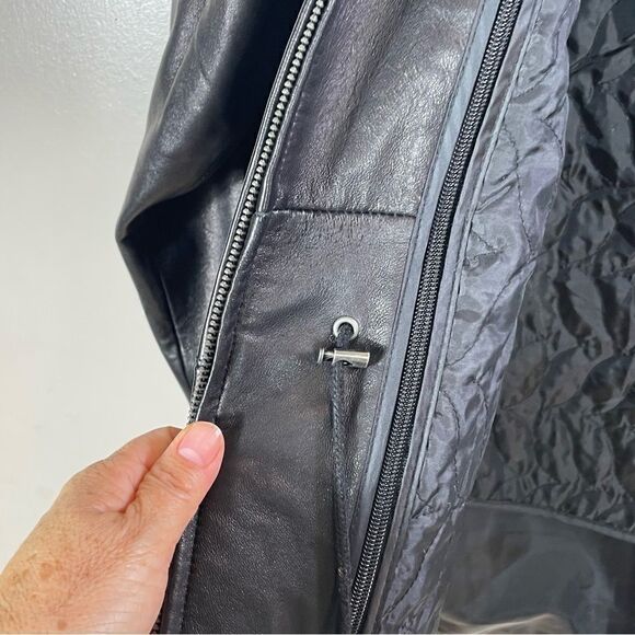 TIBCA  LEATHER JACKET - Picture 2 of 10